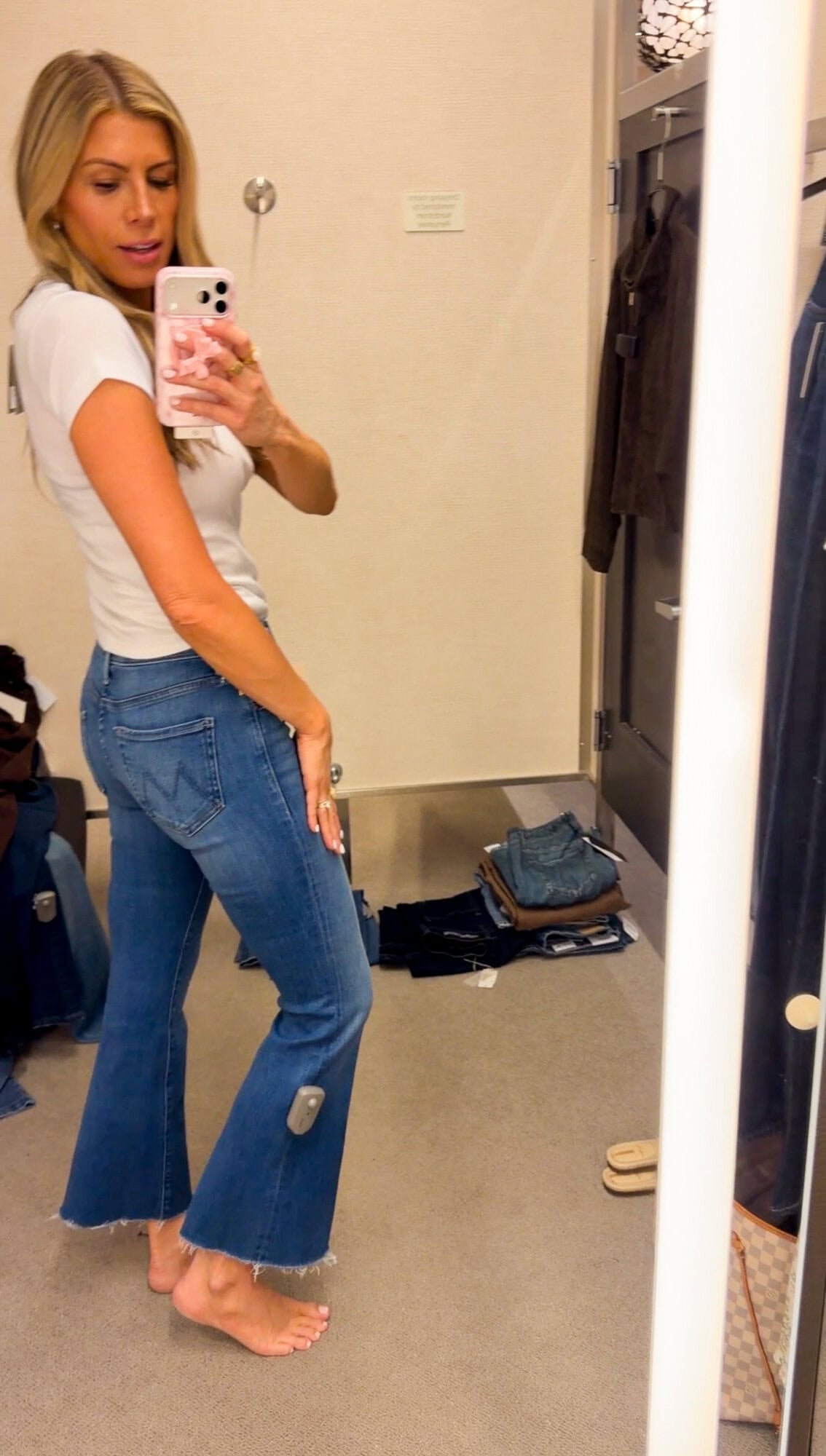 lil' mother lil' weekender fray jeans